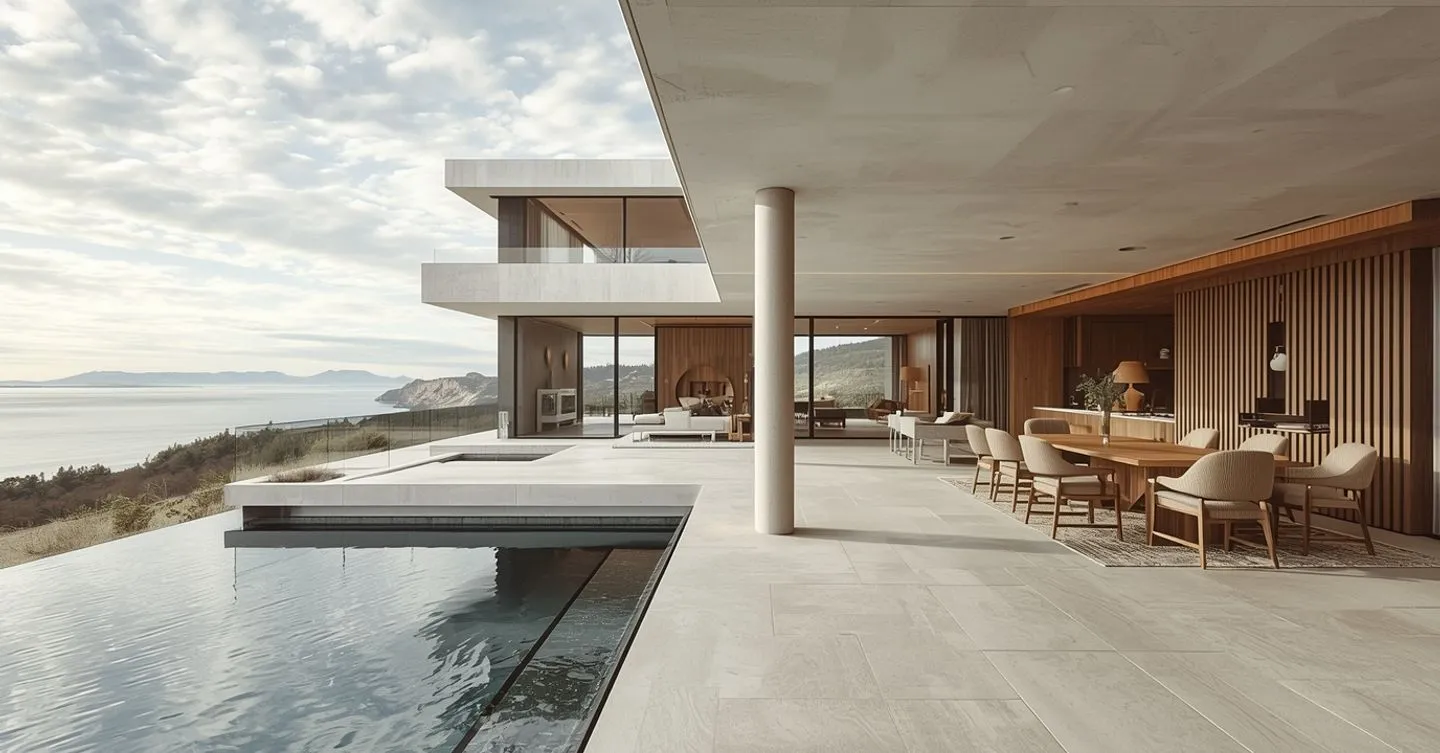 Maison rénovée et décorée en bord de mer